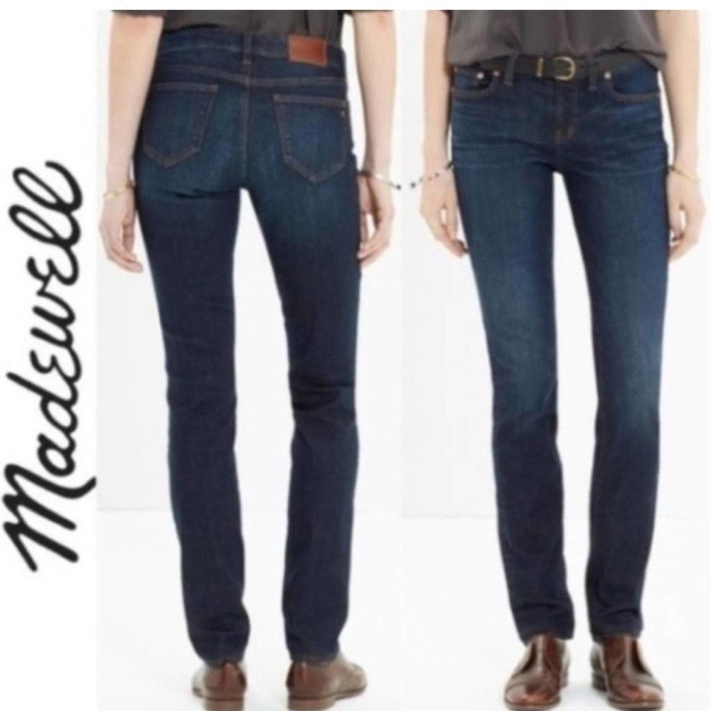 Madewell Ally Straight Leg Jeans - Size 26, Dark Wash